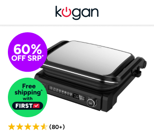 Kogan Smart Grill and Sandwich Press Product Image