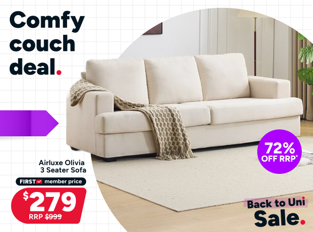 Airluxe Olivia 3 Seater Sofa