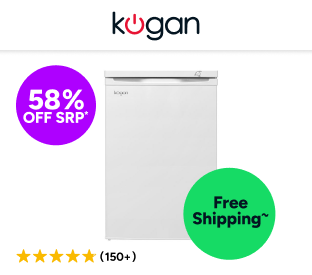 Kogan 91L Upright Freezer (White) Product Image