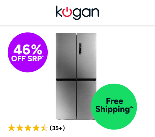 Kogan 490L French Door Fridge (Stainless Steel) Product Image