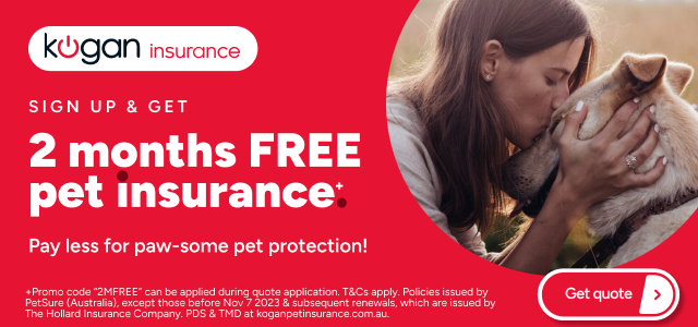 Kogan Pet Insurance - Get 2 months free +