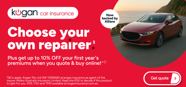 Kogan Car Insurance - Choose your own repairer §
