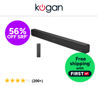 Kogan 2.1 Channel 140W Dolby Atmos Soundbar with Built-in Subwoofer Product Image