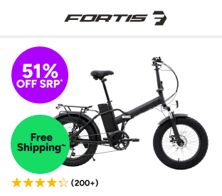 Fortis Shimano 7-Speed 20" Fat Tyre Foldable Electric Bike Product Image