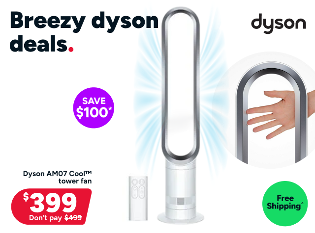 Dyson AM07 Cool™ tower fan (White/silver)