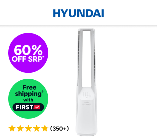 Hyundai 100cm Bladeless Tower Fan Product Image