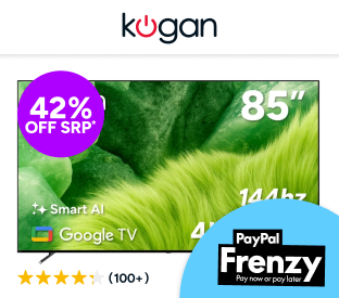 Kogan 85" QLED 4K 144Hz Smart AI Google TV  Product Image
