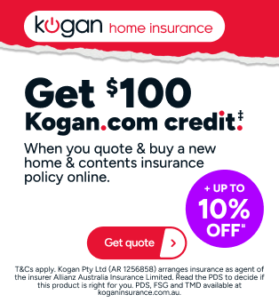 Kogan Home Insurance Switch Week - Get $100 Kogan.com credit ‡
