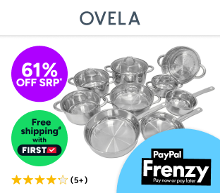 Ovela 9 Piece Stainless Steel Cookware Set Product Image
