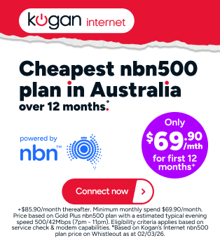 Kogan Internet Switch Week - Cheapest nbn500 plan in Australia over 12 months °