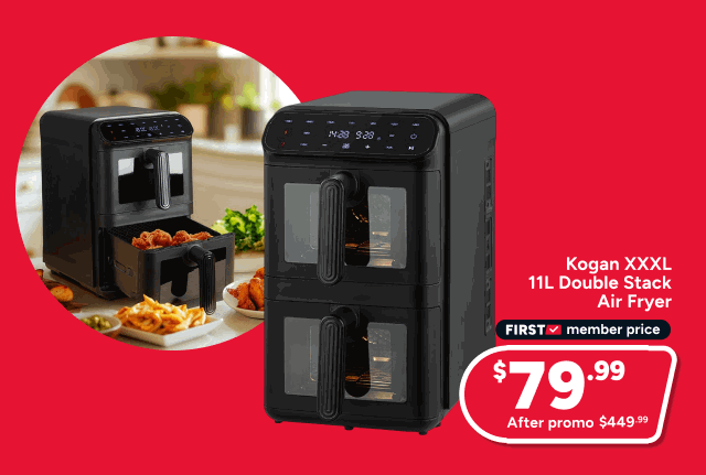 Kogan XXXL 11L Double Stack Air Fryer