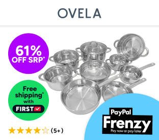 Ovela 9 Piece Stainless Steel Cookware Set Product Image