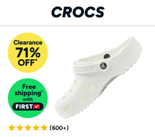 Crocs Classic Clog (White) Product Image