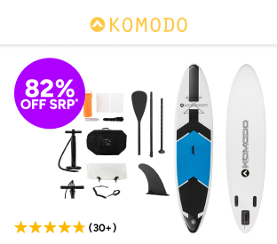 Komodo Adventure Inflatable Stand-Up Paddle Board 10'6" Product Image