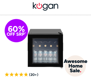 Kogan 44L Glass Door Bar Fridge Product Image