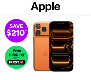 Apple iPhone 17 Pro (512GB, Cosmic Orange) Product Image