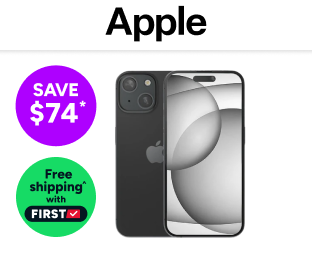 Apple iPhone 15 (256GB)  - Refurbished Product Image