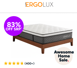 Ergolux Luxe Pocket Spring Mattress (Queen) Product Image
