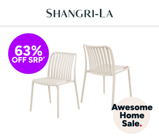 Set of 2 Shangri-La San Lucas Dining Chairs (Off White) Product Image