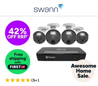 Swann 8 Channel 2TB NVR with 4 x 4K Security Camera System Product Image