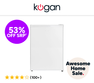 Kogan 65L Bar Fridge (White) Product Image