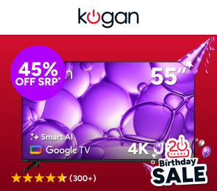 Kogan 55" LED 4K Smart AI Google TV Product Image
