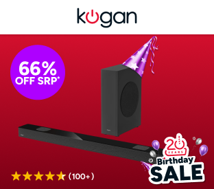 Kogan 5.1.2 Channel 200W Dolby Atmos Soundbar with Wireless Subwoofer Product Image