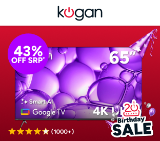 Kogan 65" LED 4K Smart AI Google TV Product Image