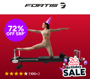 Fortis Foldable Pilates Reformer Machine Product Image