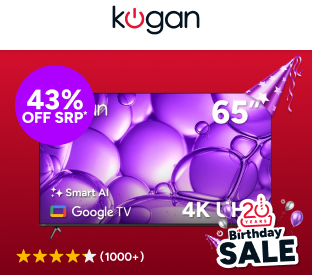 Kogan 65" LED 4K Smart AI Google TV Product Image