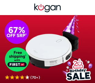 Kogan SmarterHome™ LX14 Laser Robot Vacuum Cleaner and Mop  Product Image