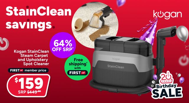 Kogan StainClean Steam Carpet and Upholstery Spot Cleaner 