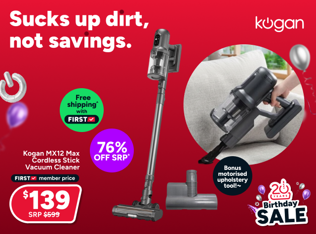 Kogan MX12 Max Cordless Stick Vacuum Cleaner