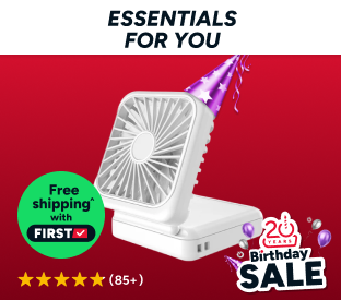 4-in-1 Foldable Mini Fan with Power Bank Product Image