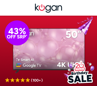 Kogan 50" LED 4K Smart AI Google TV Product Image