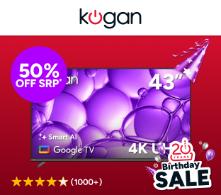 Kogan 43" LED 4K Smart AI Google TV Product Image