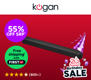 Kogan 2.1 Channel 110W Dolby Soundbar with Built-in Subwoofer Product Image