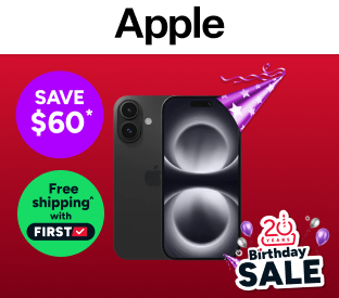 Apple iPhone 16 (128GB, Black) - Refurbished Product Image