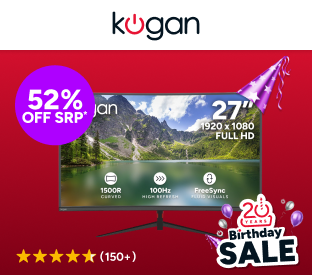 Kogan 27" Curved Full HD 100Hz FreeSync Monitor (1920 x 1080) Product Image
