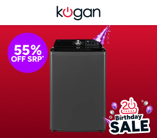 Kogan 12kg Top Load Washing Machine (Grey) Product Image
