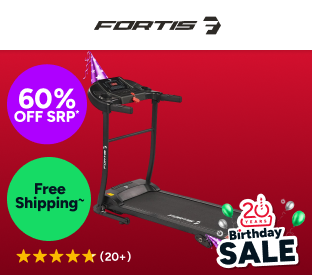 Fortis 400mm Foldable Incline Treadmill Product Image
