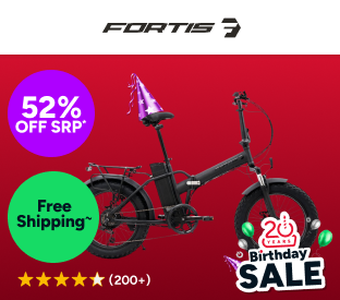 Fortis Shimano 7-Speed 20" Fat Tyre Foldable Electric Bike Product Image