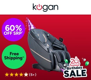 Kogan VitalityElite 4D Zero-Gravity SL-Track Massage Recliner Chair (Dark Grey) Product Image