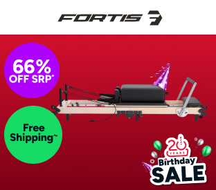 Fortis Premium Foldable Wooden Reformer Pilates Machine Product Image