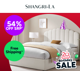 Shangri-La Santorini Boucle Gas Lift Storage Bed Frame (Double) Product Image