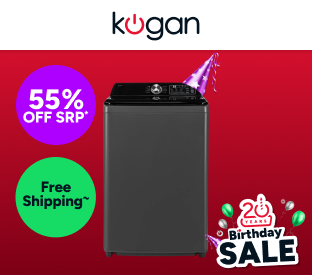 Kogan 12kg Top Load Washing Machine (Grey) Product Image