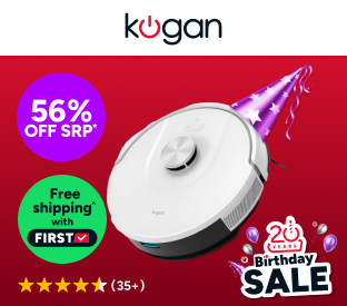 Kogan SmarterHome™ LX16 Pro Robot Vacuum Cleaner and Mop Product Image