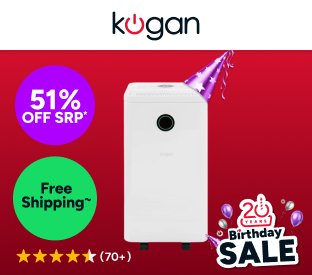 Kogan SmarterHome™ 2-in-1 12L Dehumidifier and Air Purifier with HEPA 13 FilterProduct Image