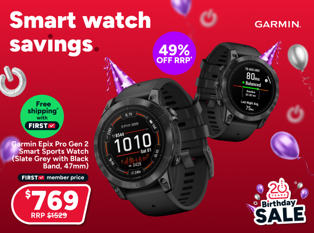 Garmin Epix Pro Gen 2 Smart Sports Watch (Slate Grey with Black Band, 47mm)