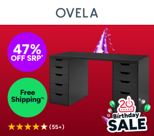 Ovela Alice Filing Drawer Desk Product Image